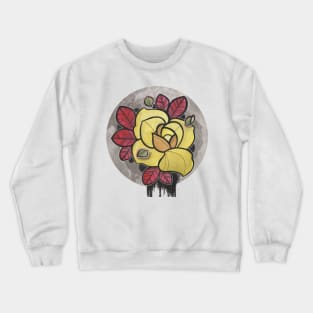 Yellow Rose Crewneck Sweatshirt